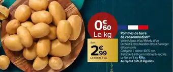 Carrefour Market Pommes de terre de consommation offre