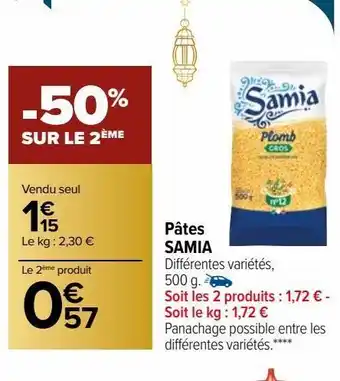Pates samia