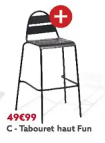 Gifi Tabouret haut fun offre