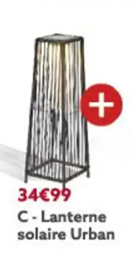 Gifi Lanterne soalire urban offre
