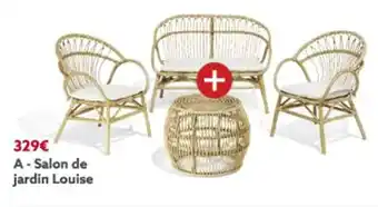 Gifi Salon de jardin louise offre