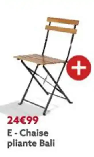Gifi Chaise pliante bali offre