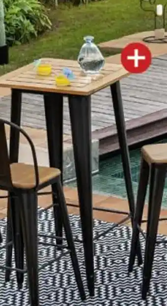 Gifi Table haute fabrika offre