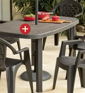 Gifi Table sydney 6 couverts offre