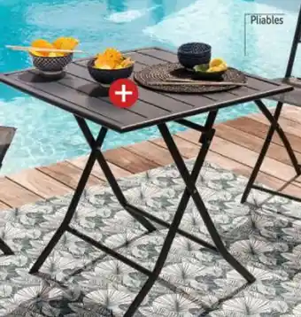 Gifi Table glasgow 2 couverts offre