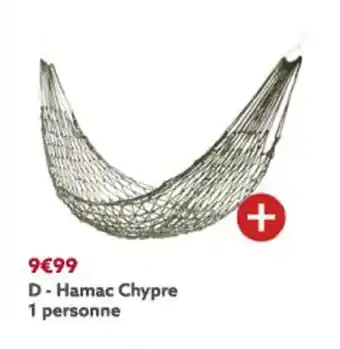 Gifi Hamac chypre 1 personne offre