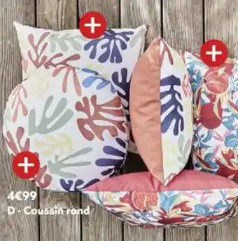 Gifi Coussin rond offre