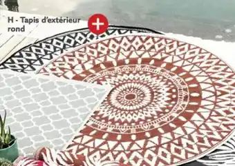 Gifi Tapis d'extérieur rond offre
