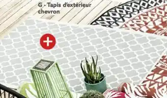 Tapis d'extérieur chevron
