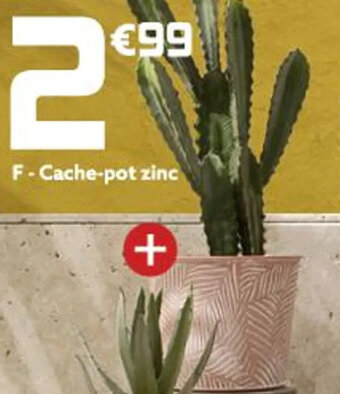 Gifi Cache-pot zinz offre