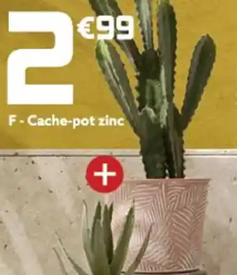 Gifi Cache-pot zinz offre