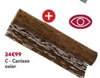 Gifi Canisse osier offre