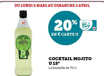 Super U Cocktail Mojito U 15° offre