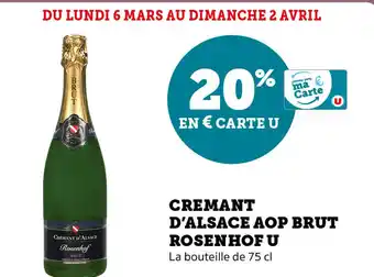 Cremant D'Alsace AOP Brut Rosenhof U