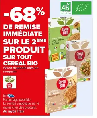 Carrefour Cereal Bio offre