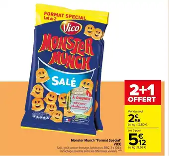 Carrefour Monster Munch Format Spécial Vico offre