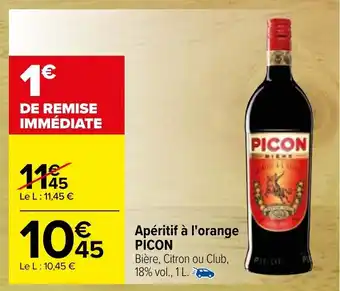 Carrefour Apéritif à L'Orange Picon offre
