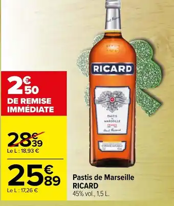 Pastis de Marseille Ricard
