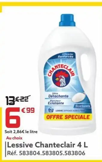 Lessive chanteclair 4l