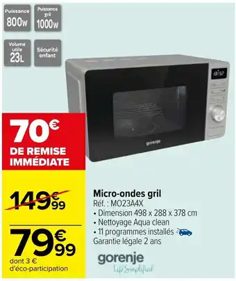Micro-Ondes Gril