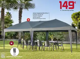 Tonnelle Pop Up Easy