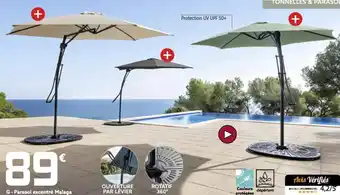 Parasol Excentré Malaga