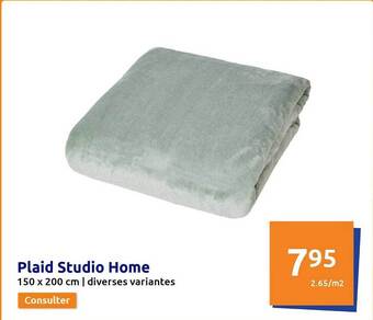 Plaid studio home