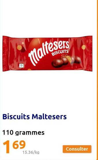 Action Biscuits maltesers offre