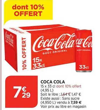 Maximarché Coca cola offre