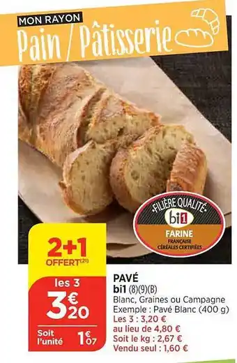 Maximarché Pavé bi1 offre