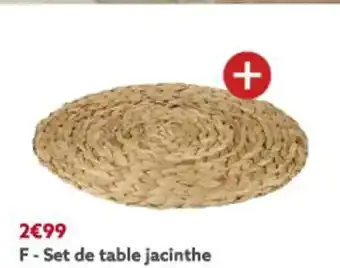 Gifi Set De Table Jacinthe offre