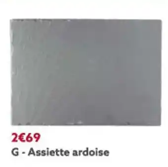 Assiette Ardoise