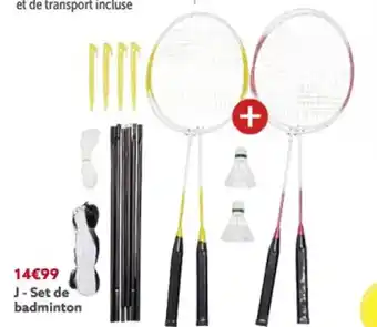 Gifi Set De Badminton offre