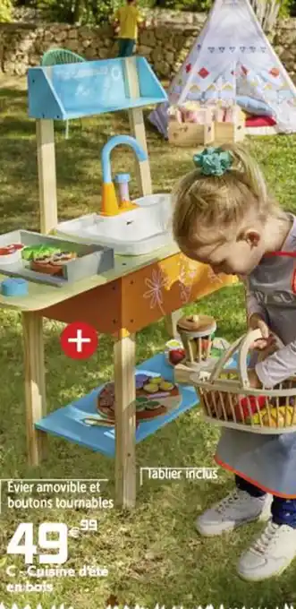 Gifi Cuisine D'éte En Bois offre