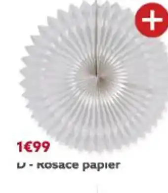 Rosace papier