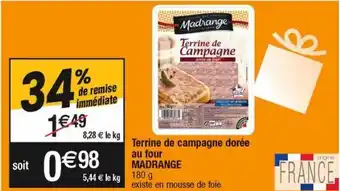Cora x Carrefour Foie madrange offre