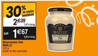 Cora x Carrefour Mayonnaise maille offre