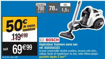 Cora x Carrefour Aspirateur bosch offre