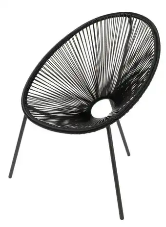 Casa Acapulco chaise lounge noir offre