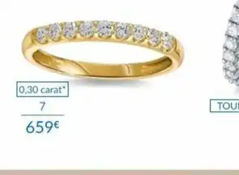 Auchan Demi-alliance or 750 mDemi-Alliance or blanc 750 mDemi-Alliance or 750 millièmes et diamants offre