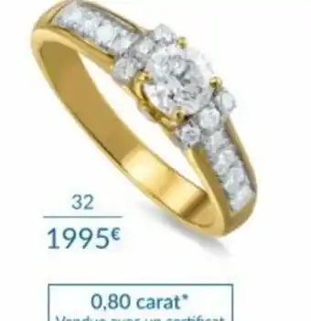 Auchan Bague or 750 millièmes offre