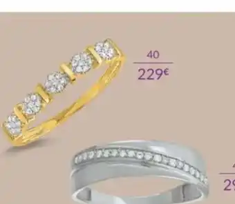 Demi-alliance or 375 millièmes rhodie et diamants