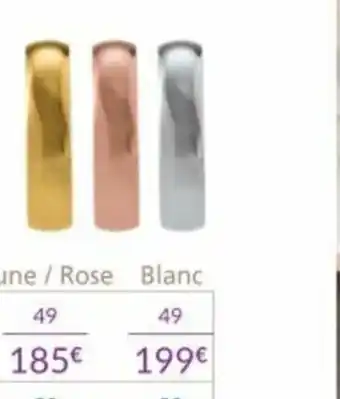 Auchan Alliance or jaune or blanc ou or rose offre