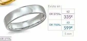 Auchan Alliance or blanc 375 millièmes offre