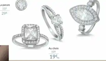 Auchan Bague argent et oxydes de zirconium offre