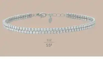 Auchan Bracelet argent et oxydes de zirconium offre