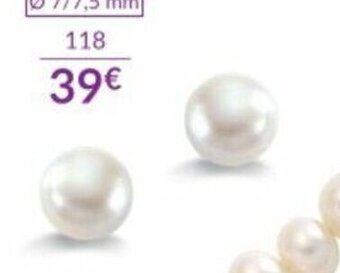 Auchan Boucles d'oreilles or 375 millièmes et perles de culture d'eau douce offre