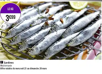 Casino Supermarchés Sardines offre