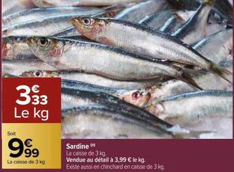 Carrefour Sardine offre
