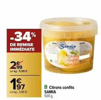 Citrons confits samia